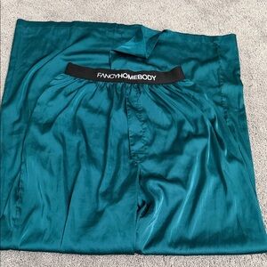 Fancy Homebody Satin Pants
